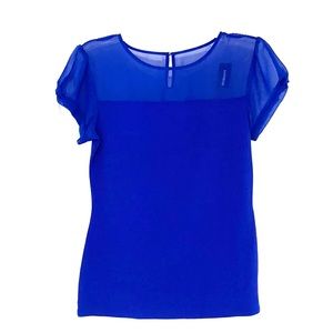 Express royal blue blouse